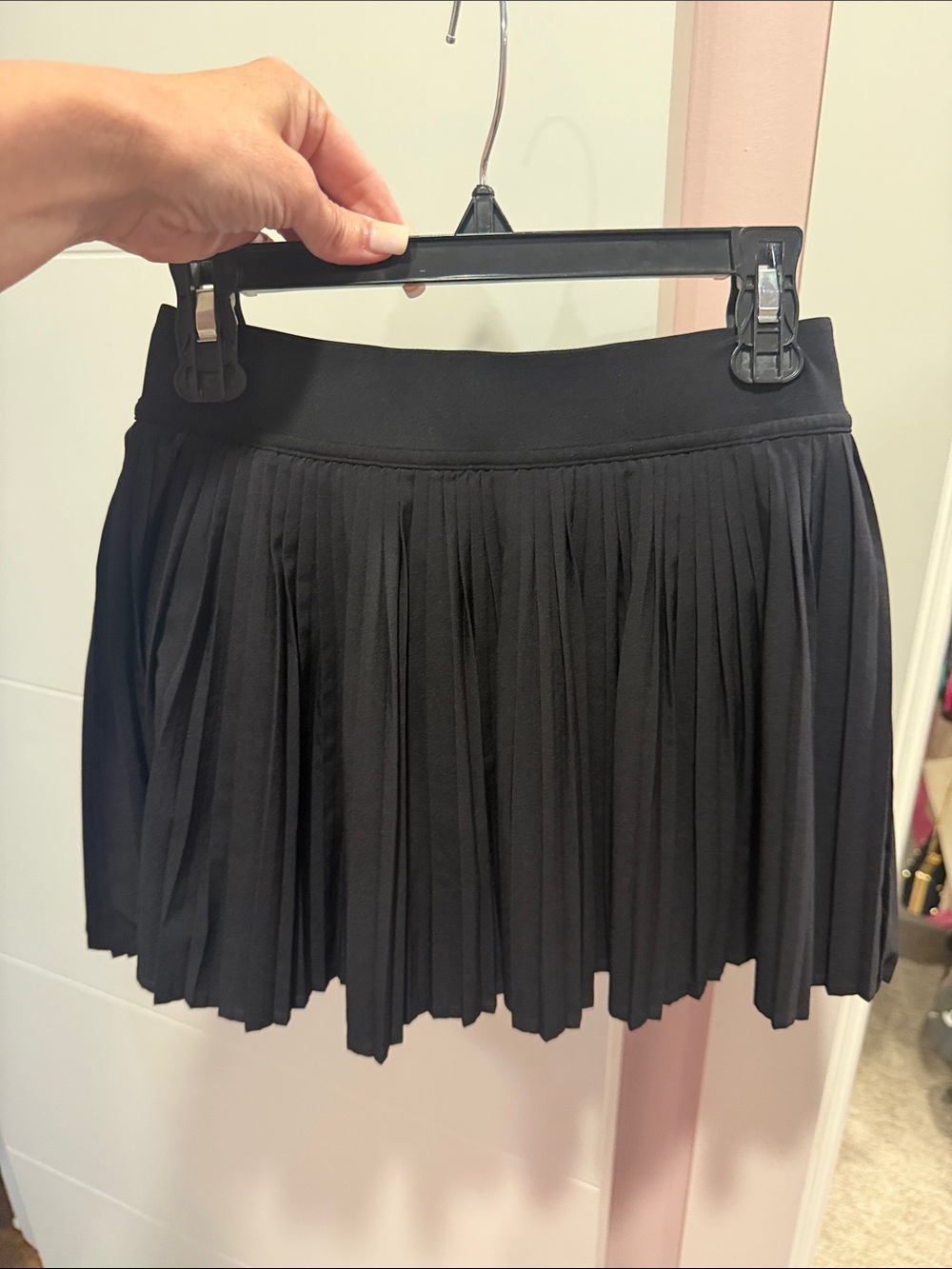lululemon athletica Black Pleated Mini Skirt